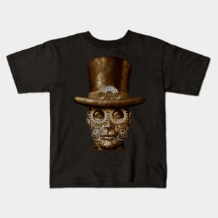 Steampunk Man Kids T-Shirt